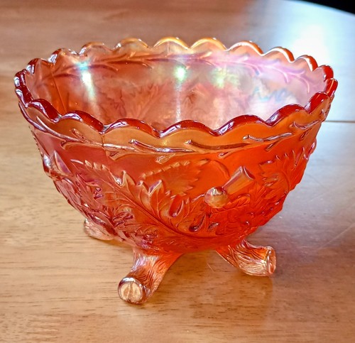 Vintage orange lustre carnival - vintage,