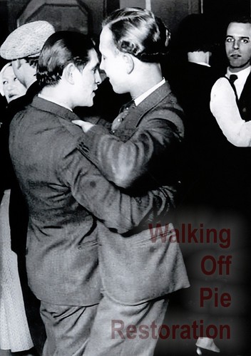 Two men dancing - two, tango