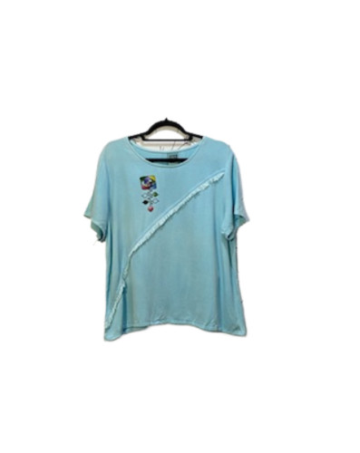 Vtg 80s aqua artsy - vtg,