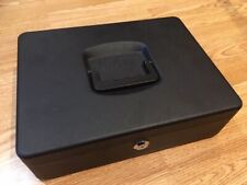 Helix cash box/safe for at home or at the office - Black 