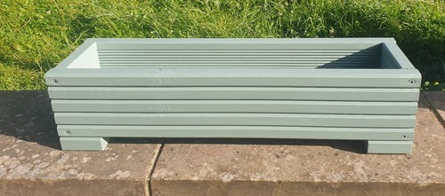 Sage green long - sage, wooden