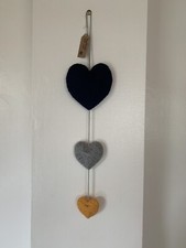 Wall Hanging Art Navy Grey