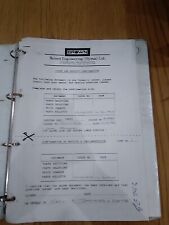 Brown Engineering hymac excavator Parts Bulletins