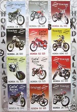 HONDA MOTORCYCLES POSTER "12