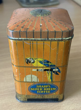 Antique Vintage Sharps Super Kreem Toffee Tin Small Tin C1920’s
