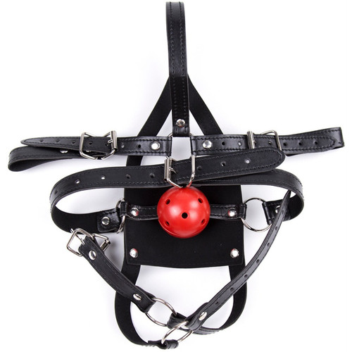 Bondage hood open - bondage, mouth