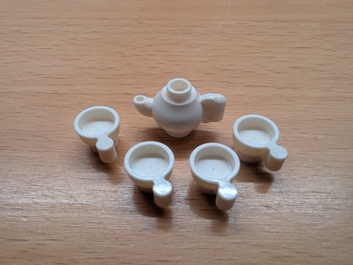 Lego teapot teacups 38014 - 4x,