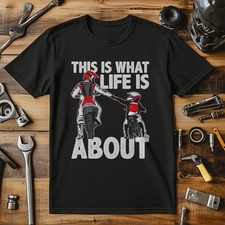 Dirt Bike Dad T-Shirt - Motocross Motorbike Biker Riding Tees & T-Shirts