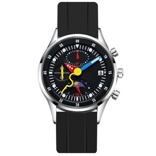 Multifunction quartz watch - watch, men