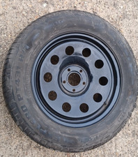 18x8 BLACK MODULAR STEEL WHEEL 5x120 LAND ROVER DISCOVERY 3 + NEW TYRE 255 60 18