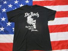 DR ROCK t shirt Vintage FASHION HEAVY METAL BLACK ACDC ww2 iron knights cross