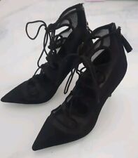 Zara Black Gladiator Stiletto