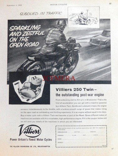 Villiers 250cc twin - 250cc,