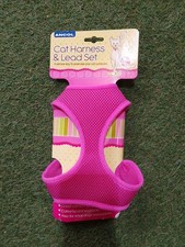 Ancol Cat Harness & Lead Set Washable Pink Large Set