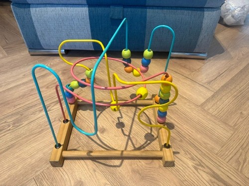 Wooden bead maze educational - bead,