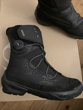 TCX INFINITY 3 MID WP T DRY BLACK WATERPROOF SHORT MOTORCYCLE BOOTS EASY ON