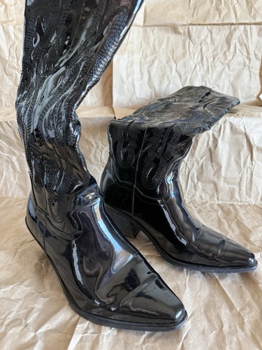 Women black patent - black, patent-look