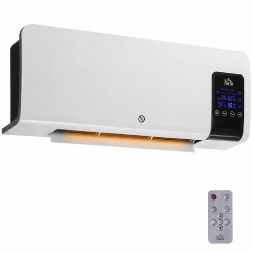 Homcom 2000w wall mounted - wall,