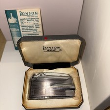 vintage lighter ronson gas