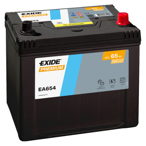 Battery exide ea654 - exide, for