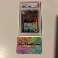 AC Milan RUBEN LOFTUS-CHEEK AUTO GRADED PSA 9 - 2023/24 TOPPS MERLIN CHELSEA