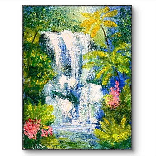 Modern original art 16x12 - original,