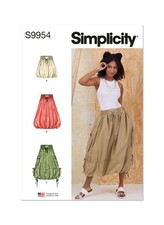 Simplicity Misses Skirts: Stylish Sewing Patterns S9954
