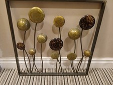 METAL WALL ART - GOLD / BRONZE