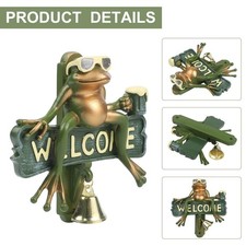 Resin Frog Doorbell with