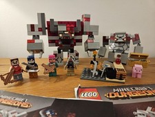 Lego Minecraft The Red Stone Battle 21163 100% COMPLETE With Instructions 