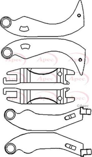 Apec brake adjuster rear - apec,