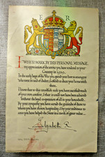 Ww2 queen elizabeth signed - ww2,