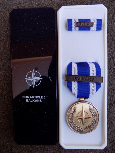Genuine nato medal non article - nato,