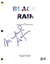 Michael Douglas Signed Black