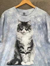 The Mountain Cat T-Shirt Blue