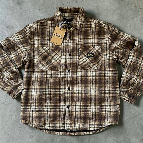 Stan ray brown cream plaid - stan,