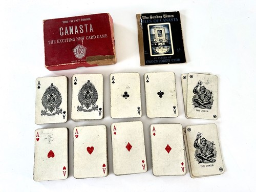 Vintage canasta card - vintage,