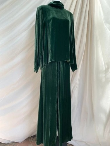 Zara emerald green silk velvet - zara,