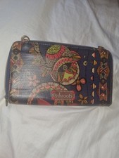 Sakroots Artists Circle Owl Print Wallet