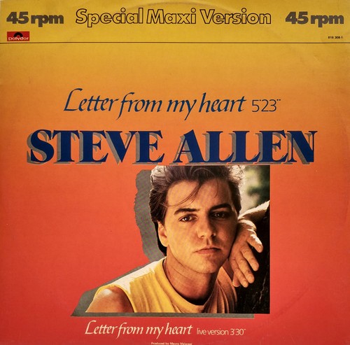 Steve allen letter from my - allen,
