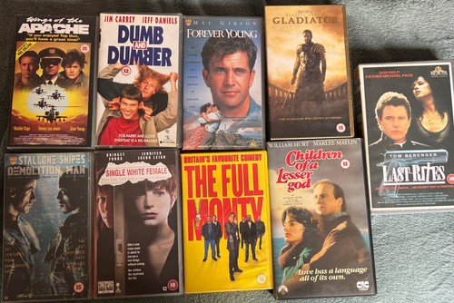Movie bundle vhs - bundle, x9