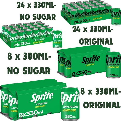 Sprite soft drink cans zero - sprite,