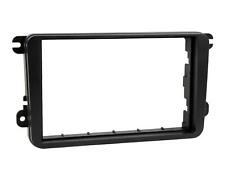 CD STEREO DOUBLE DIN FACIA FASCIA PANEL PLATE SURROUND TRIM FOR VW SKODA SEAT