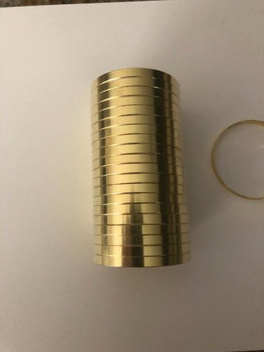Lot 100 brass rings - 100, arts