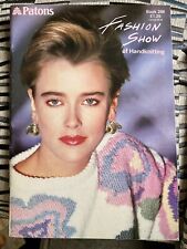 Patons Book 266. Fashion Show. 16 Great New Chunky Knit Designs. Pre-owned. VGC.
