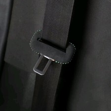1x Suede Car Seat Belt Buckle