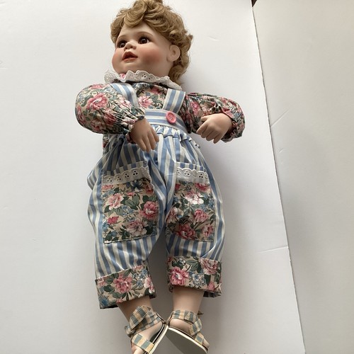 Samantha porcelain doll - porcelain,