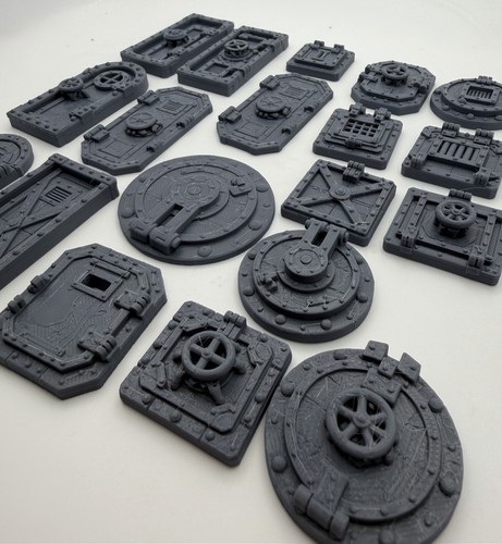 19pc industrial greebles set - greebles, (set