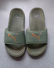 PUMA Men's/Women's Khaki Sliders UK Size 6