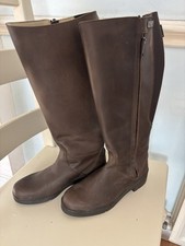 Tuffa Broadland Wide Brown Boots Size 6 (39) - (Tried On Once Only) No Box 